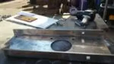 Mower deck job shop fabrication phase